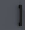 vidaXL Rangement de cuisine Anthracite 60 x 50 x 92 cm Acier