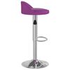 vidaXL Tabourets de bar lot de 2 violet similicuir