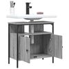 vidaXL Armoire lavabo de salle de bain sonoma gris 60x30x60 cm