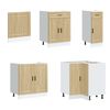 vidaXL Ensemble d'armoires de cuisine 11 pcs Porto bois d'ing&eacute;nierie