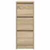 vidaXL Buffet chêne sonoma 29,5x34x76 cm bois d'ingénierie