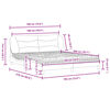 vidaXL Lit avec matelas Hvar cr&egrave;me 180x200 cm tissu