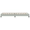 vidaXL Sommier &agrave; lattes de lit sans matelas gris clair 80x220 cm