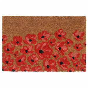 vidaXL Tapis de porte naturel 40x60 cm fibre de coco touffet&eacute;