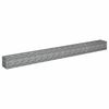 vidaXL Lit sur&eacute;lev&eacute; &agrave; gabion Acier galvanis&eacute; 360x30x30 cm