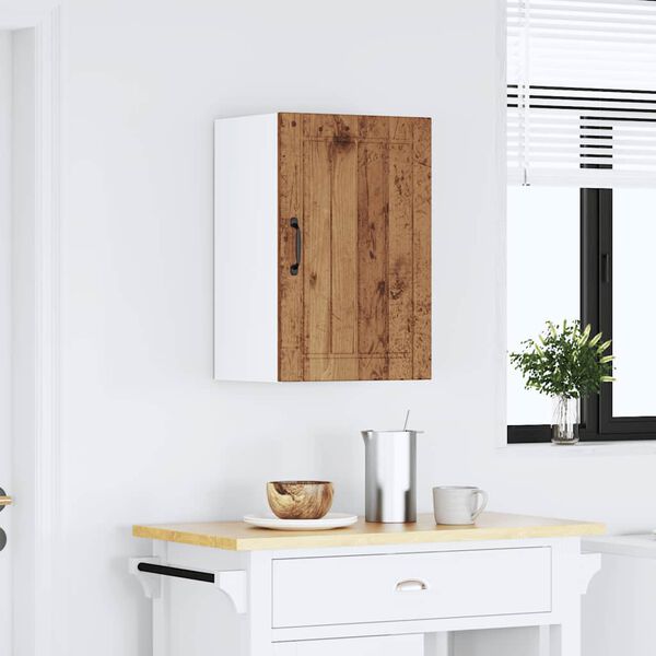 vidaXL Armoire murale de cuisine Lucca vieux bois bois ingénierie