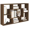 vidaXL &Eacute;tag&egrave;re murale Ch&ecirc;ne marron 85x16x52,5 cm Bois d'ing&eacute;nierie