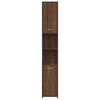 vidaXL Armoire de bain Ch&ecirc;ne marron 30x30x183,5 cm Bois d'ing&eacute;nierie