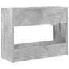 vidaXL Porte-parapluie Gris b&eacute;ton 65 x 24 x 50 cm Bois d'ing&eacute;nierie