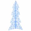vidaXL Sapin de No&euml;l avec 100 LED Bleu 120 cm Acrylique