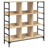 vidaXL Buffet ch&ecirc;ne sonoma 102x32x103,5 cm bois d'ing&eacute;nierie