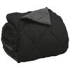 vidaXL Duvet complet toute l'ann&eacute;e Noir et anthracite 220 x 200 cm