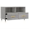 vidaXL Meuble TV Sonoma gris 80x36x50 cm Bois d'ing&eacute;nierie