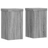 vidaXL Supports pour plantes 2 pcs sonoma gris bois d'ing&eacute;nierie