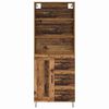 vidaXL Haut Armoire avec tiroir 2 pcs Bois ancien Bois d'ing&eacute;nierie