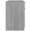 vidaXL Bureau Sonoma gris 100x50x75 cm Bois d'ing&eacute;nierie