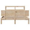 vidaXL Cadre de lit avec t&ecirc;te de lit sans matelas 140x190 cm