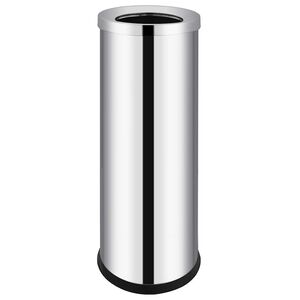 vidaXL Poubelle d'h&ocirc;tel Acier inoxydable 32 L