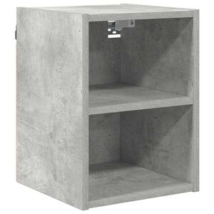 vidaXL Armoire suspendue avec stockage Gris b&eacute;ton 30 x 29,5 x 40 cm