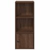 vidaXL Biblioth&egrave;que ch&ecirc;ne marron 31x24x77 cm bois d'ing&eacute;nierie