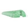 vidaXL Serre avec cadre en acier vert 110 m² 22x5x2,3 m