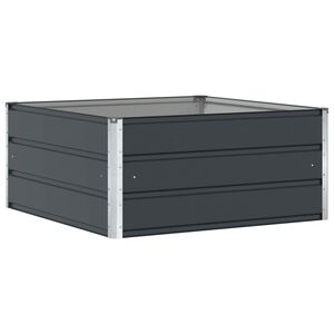 vidaXL Jardini&egrave;re Anthracite 100 x 100 x 45 cm Acier