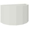 vidaXL Jardini&egrave;re Blanc 90 x 45 x 50 cm Acier