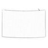vidaXL Filet pour remorque avec corde &eacute;lastique blanc 4x2,5 m PP