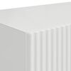 vidaXL Meuble TV mural Montage mural Blanc Brillant 60 x 31 x 29.5 cm
