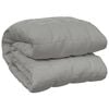 vidaXL Couverture lest&eacute;e Gris 200x230 cm 13 kg Tissu