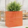 vidaXL Jardini&egrave;re cire marron 70x40x68,5 cm bois de pin massif