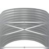vidaXL Lit sur&eacute;lev&eacute; de jardin Acier galvanis&eacute; Anthracite