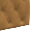vidaXL T&ecirc;te de lit suspendue Marron 170 x 55 x 7 cm Velours