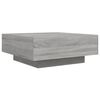 vidaXL Table basse sonoma gris 80x80x31 cm bois d'ing&eacute;nierie