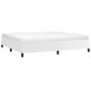 vidaXL Cadre de lit sans matelas blanc 200x200 cm similicuir