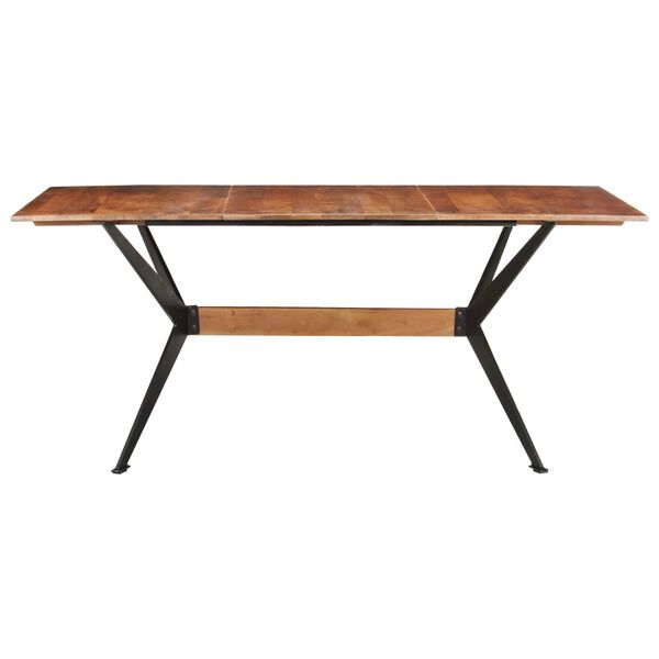 vidaXL Table à manger 180x90x76 cm Bois de manguier massif