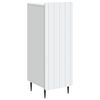vidaXL Buffet Blanc 34,5 x 33 x 92 cm Bois d'ing&eacute;nierie