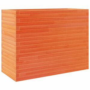 vidaXL Jardini&egrave;re cire marron 90x40x68,5 cm bois de pin massif