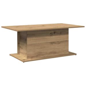 vidaXL Table basse ch&ecirc;ne artisanal 102x55,5x40 cm bois d'ing&eacute;nierie
