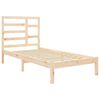 vidaXL Cadre de lit sans matelas bois massif 75x190 cm