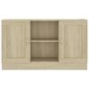 vidaXL Buffet Ch&ecirc;ne sonoma 120x30,5x70 cm Bois d'ing&eacute;nierie