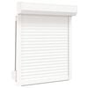 vidaXL Store Roulant Blanc 70 x 100 cm Aluminium et Polyur&eacute;thane