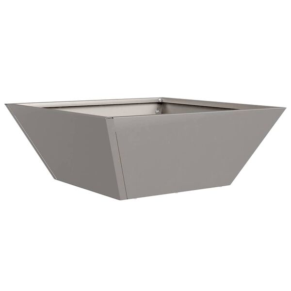 vidaXL Cache-pot de jardin 5 pcs Rouill&eacute; 40 x 40 x 15 cm Acier patin&eacute;