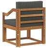 vidaXL Canap&eacute; d&rsquo;ext&eacute;rieur Bois d'acacia massif et polyester Naturel
