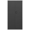 vidaXL Armoire à casiers Anthracite 90x40x180 cm Acier