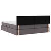vidaXL Lit de Rangement Gris 180 x 200 cm Cuir synth&eacute;tique