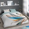 Good Morning Housse de couette FEATHER 240x200/220 cm Multicolore