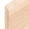 vidaXL &Eacute;tag&egrave;re murale 60x10x4 cm bois de ch&ecirc;ne massif non trait&eacute;