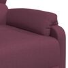vidaXL Fauteuil de massage Violet Tissu