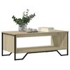 vidaXL Table basse ch&ecirc;ne sonoma 100x51x40 cm bois d'ing&eacute;nierie